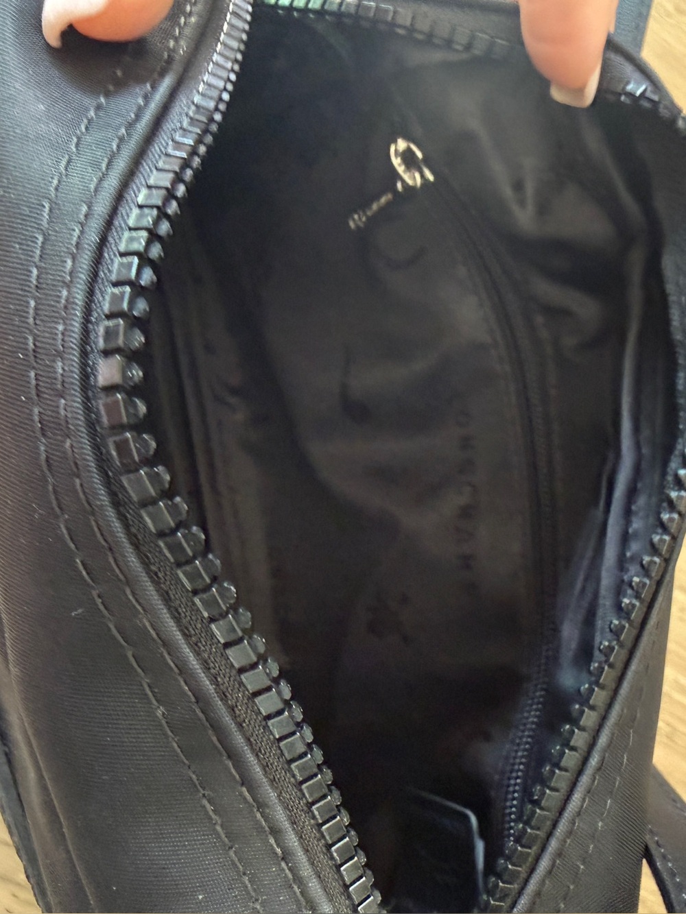 Longchamp Black Crossbody Nylon Mini Bag - Picture 4 of 14